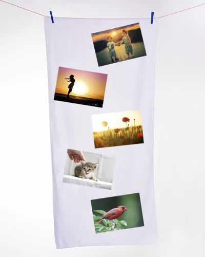 Můžeme Vám natisknout  5 fotografií na osušku