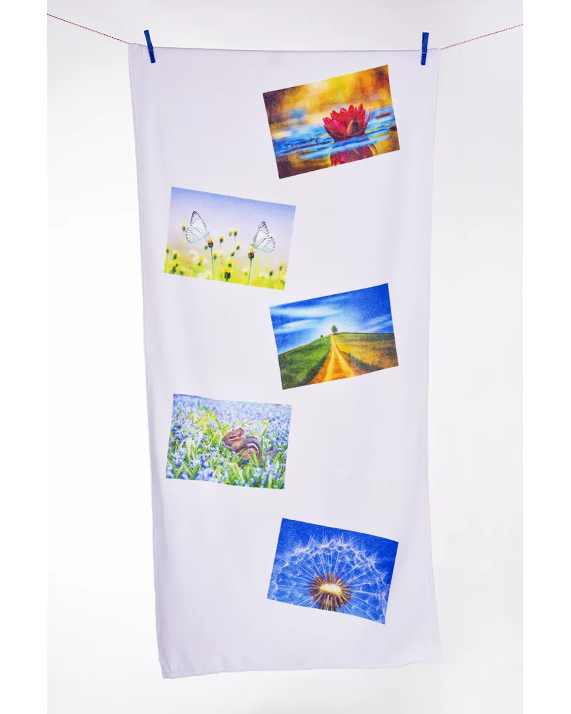 Můžeme Vám natisknout  5 fotografií na osušku