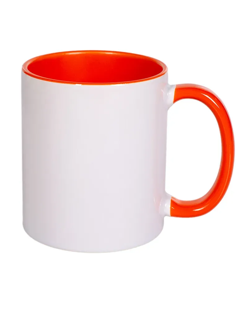 Hrnek  PANORAMA  s barevným vnitřkem a uchem