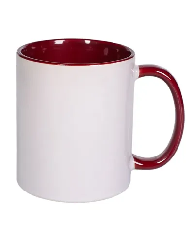 Hrnek  PANORAMA  s barevným vnitřkem a uchem