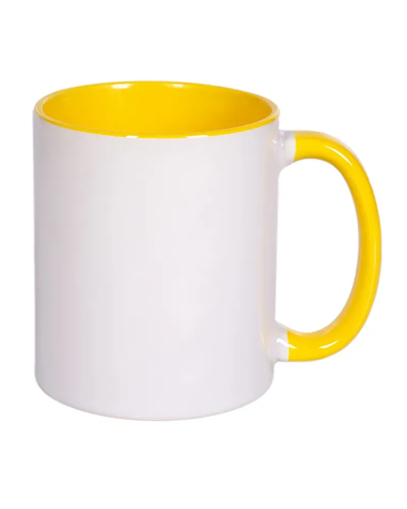 Hrnek  PANORAMA  s barevným vnitřkem a uchem