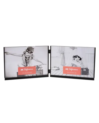 Kovový stojánek na 2 fotografie 10x15 cm